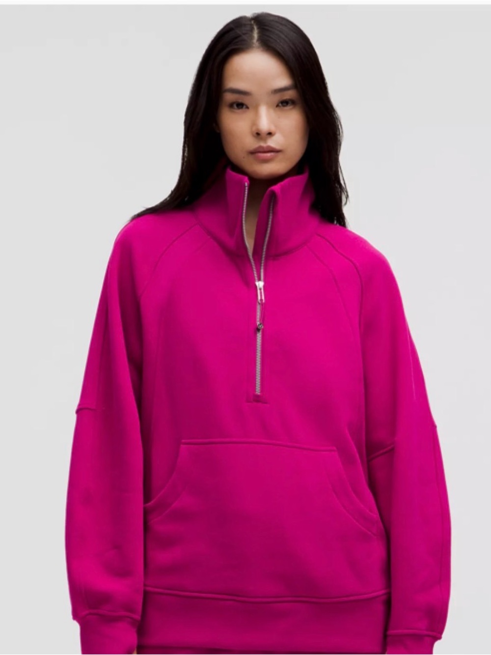 Lululemon Scuba Oversized Funnel-Neck Half Zip - long - size XL/XXL